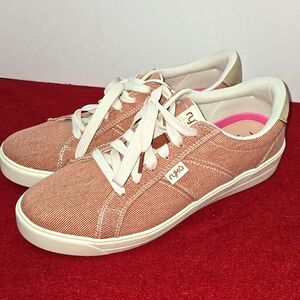 Ryka Womens Casual Pink Denim Sneakers Size 9.5M